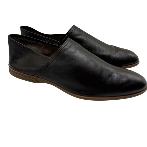Moral Code Men\'s Black Leather Slip-On Shoes Size 11